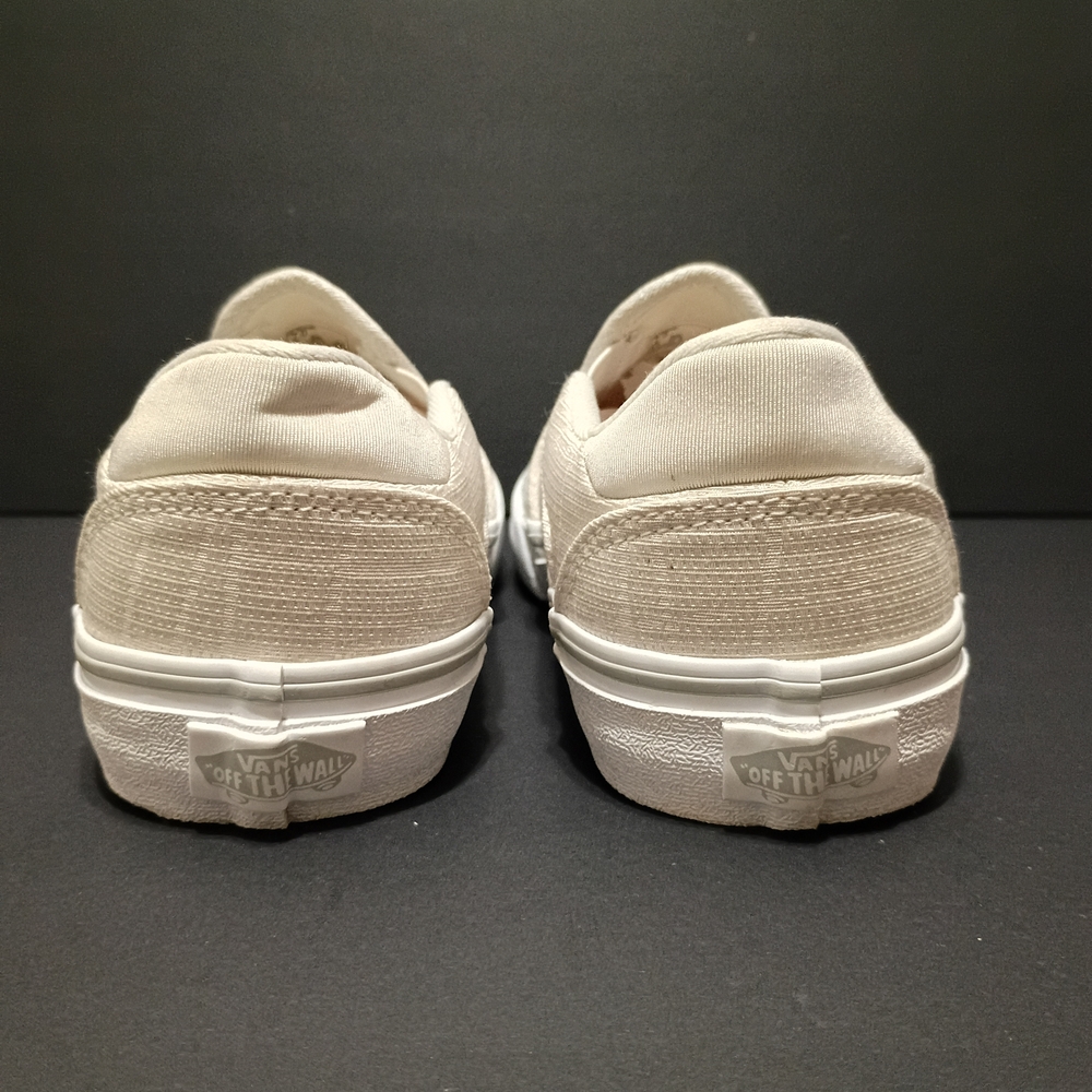 Vans Cream Classic Slip-on Deluxe Comfort Women's Shoes - Picture 8 of 11